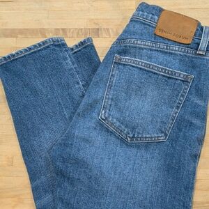 Aritzia Denim Forum Classic Blue Straight Jeans